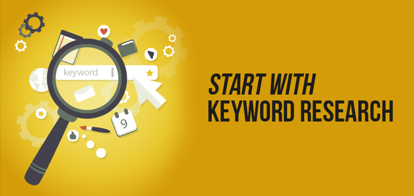 Start with keyword research